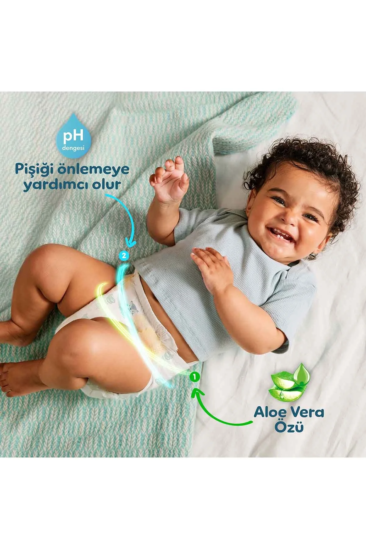 Bebek Bezi Aktif Bebek Mega Fırsat Paketi 5 Numara 92'li 2 Paket (184 Adet) Bebek Bezi Aktif Bebek Mega Fırsat Paketi 5 Numara 92'li 2 Paket (184 Adet) - Görsel 3