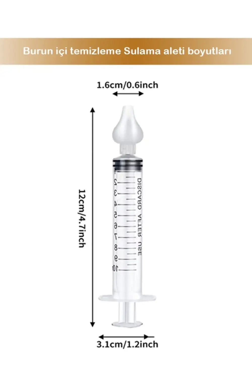 Bebek Burun Temizleme Şiringa 10 ml (2 ADET)