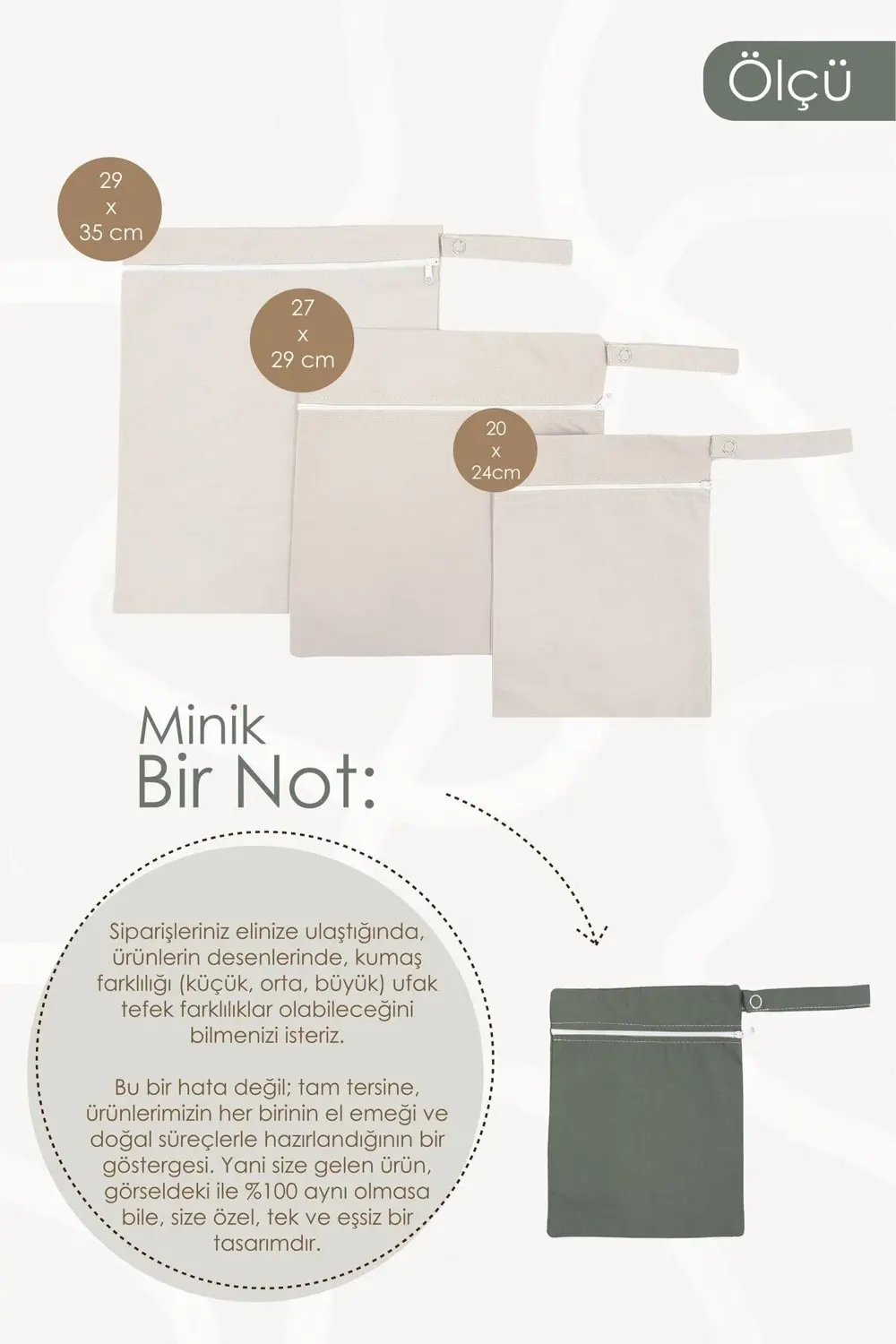 Bebek Çamaşır Yıkama ve Saklama Torbası 3'lü Set Seyahat Düzenley