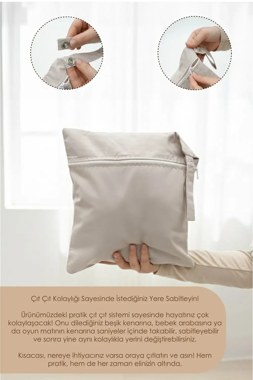 Bebek Çamaşır Yıkama ve Saklama Torbası 3'lü Set Seyahat Düzenley