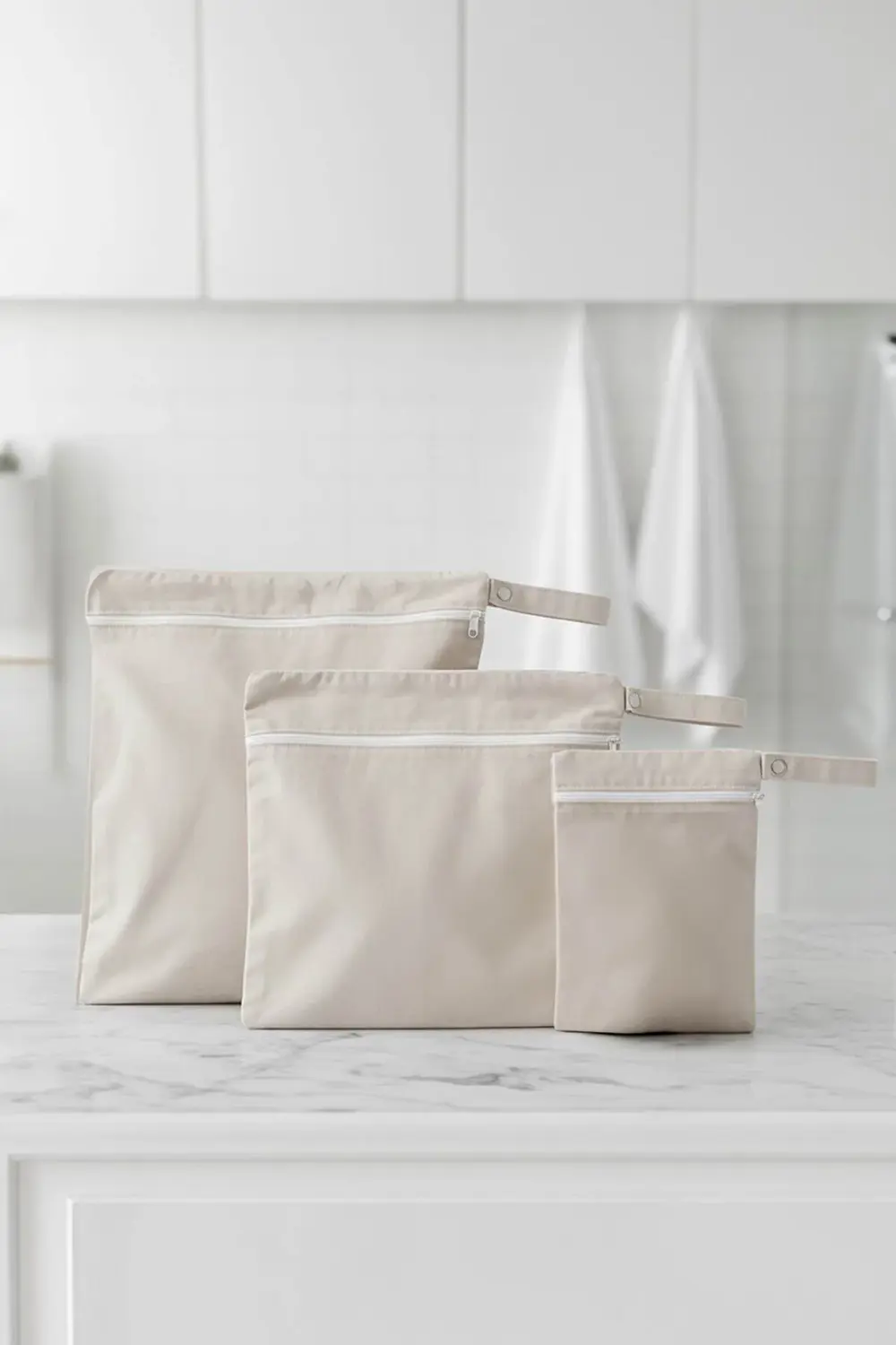 Bebek Çamaşır Yıkama ve Saklama Torbası 3'lü Set Seyahat Düzenley