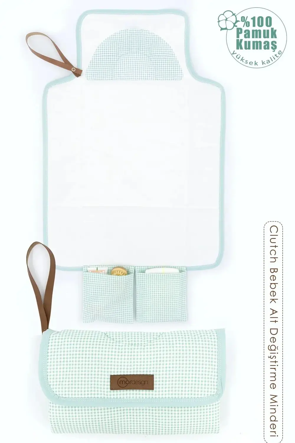 Mordesign Bebek Çanta Alt Açma Minderi, Alt Değiştirme Pedi, Taşınabilir Ba