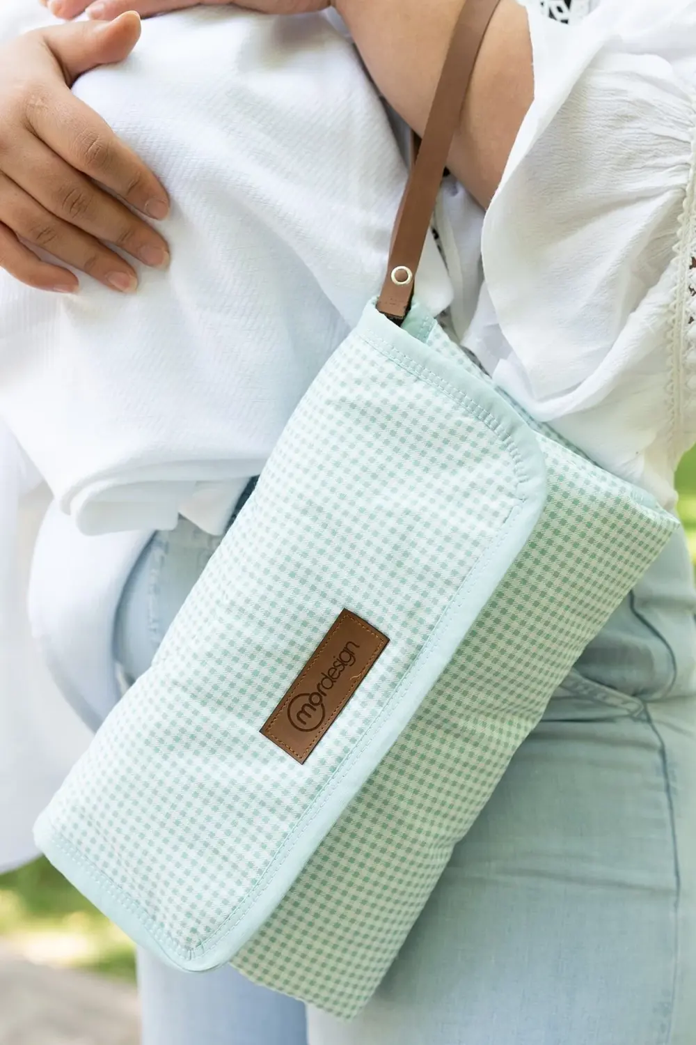 Mordesign Bebek Çanta Alt Açma Minderi, Alt Değiştirme Pedi, Taşınabilir Ba