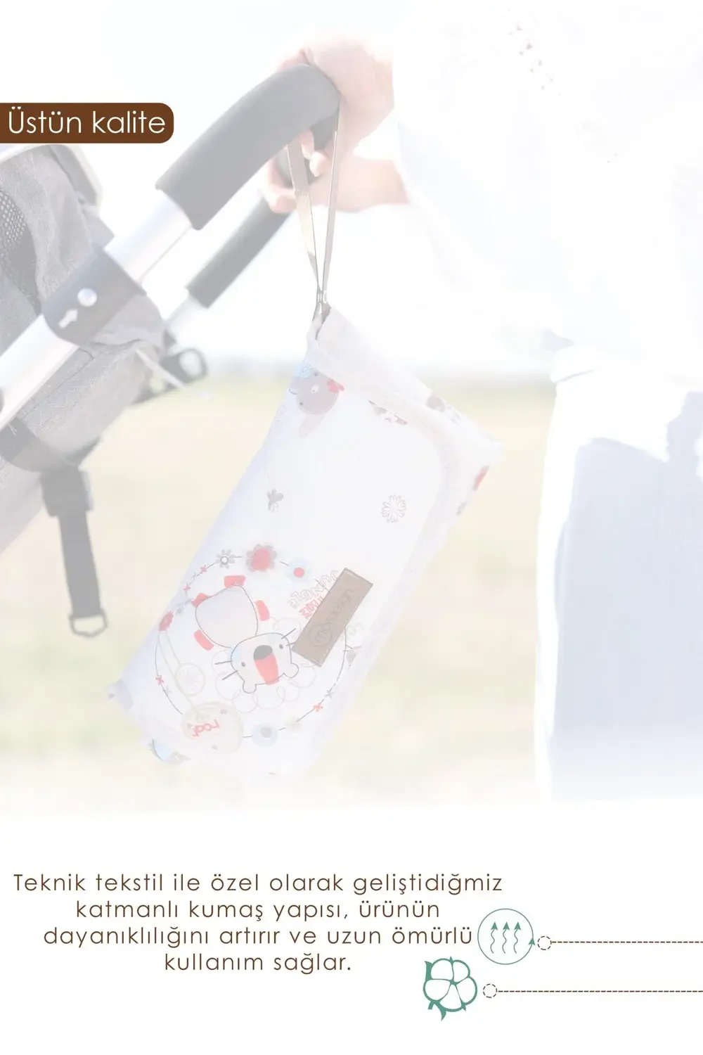 Bebek Çanta Alt Açma Minderi, Alt Değiştirme Pedi, Taşınabilir Ba