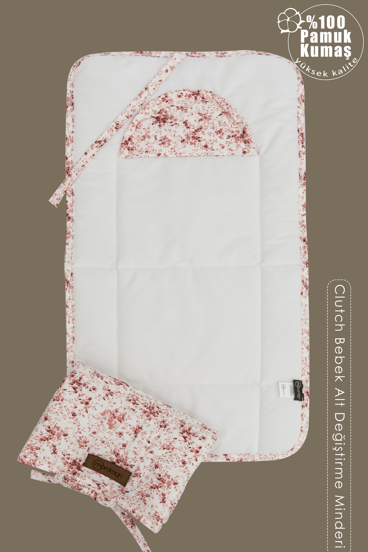 Mordesign Bebek Çanta Alt Açma Minderi Alt Değiştirme Pedi Taşınabilir Bakı