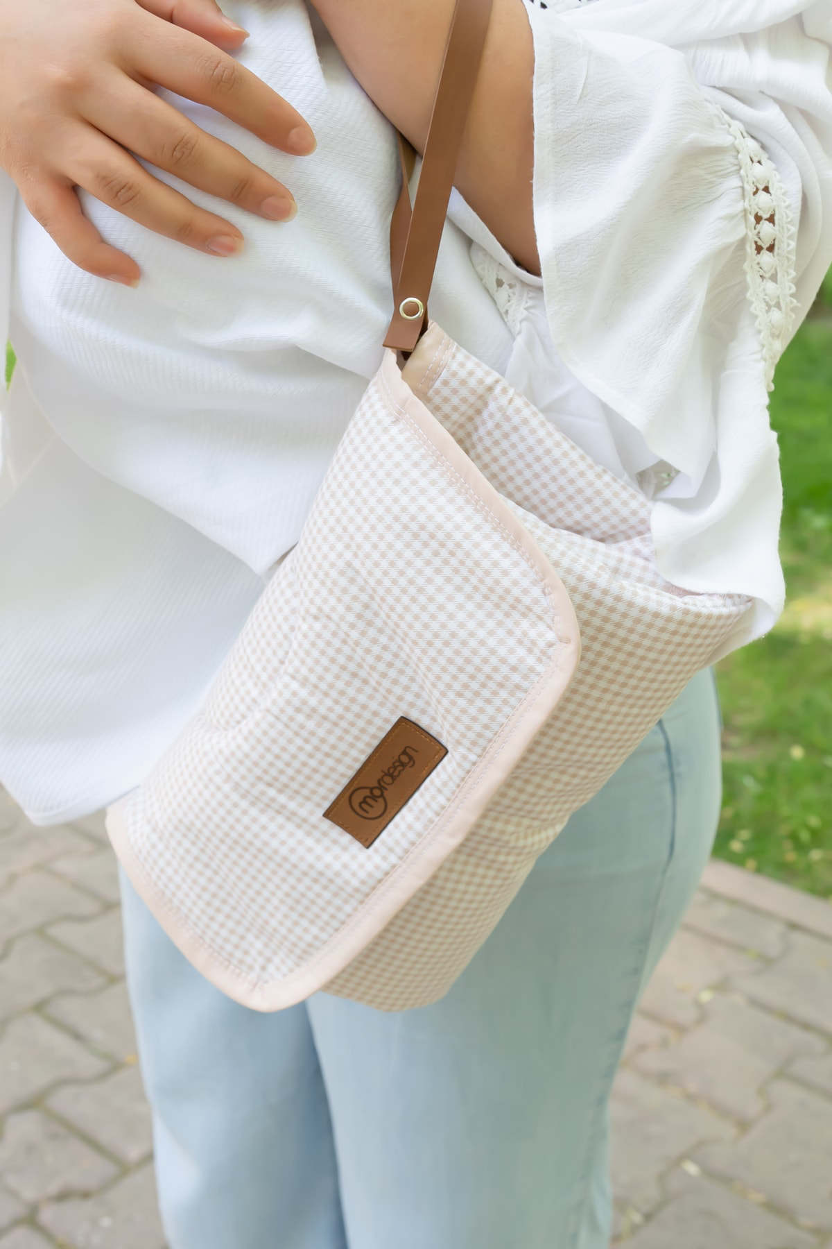 Mordesign Bebek Çanta Alt Açma Minderi, Alt Değiştirme Pedi, Taşınabilir Ba