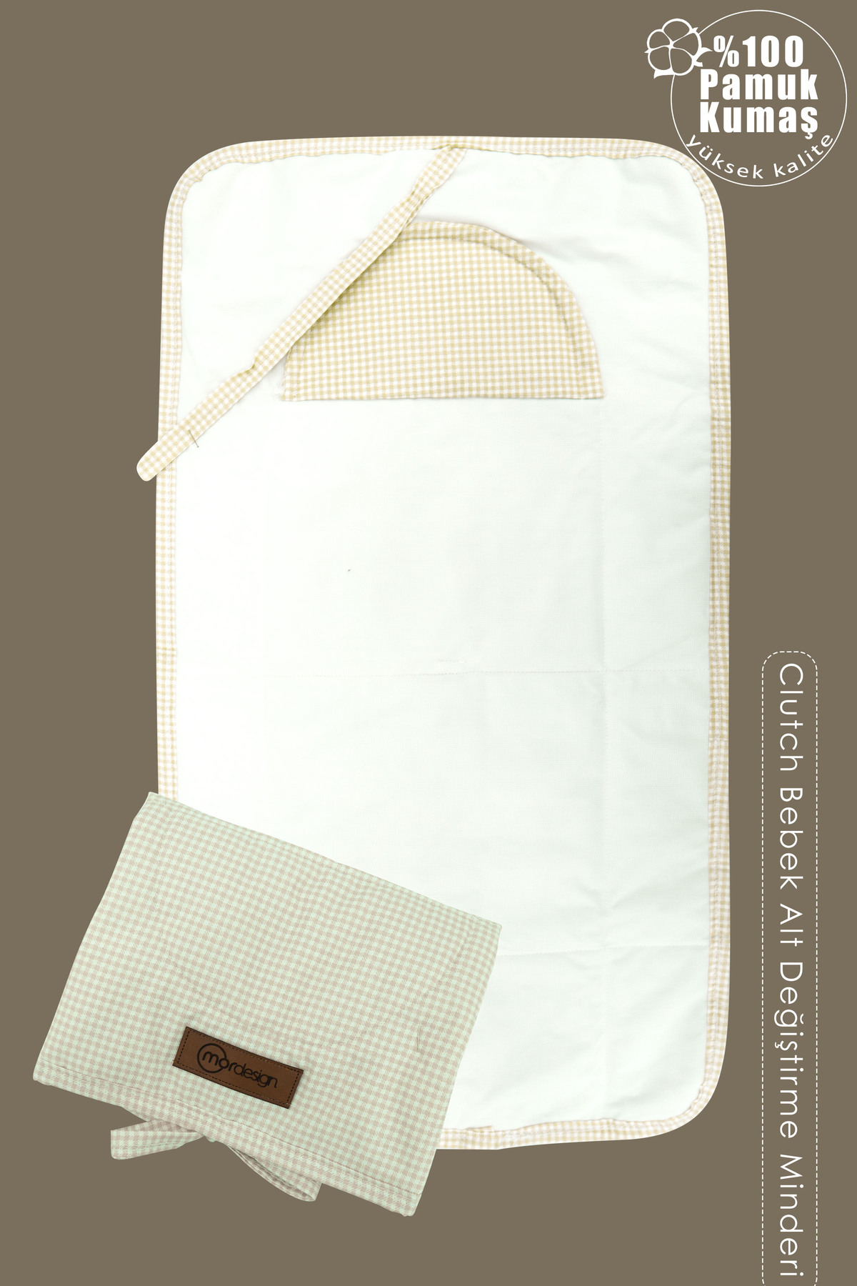 Mordesign Bebek Çanta Alt Açma Minderi Alt Değiştirme Pedi Taşınabilir Bakı