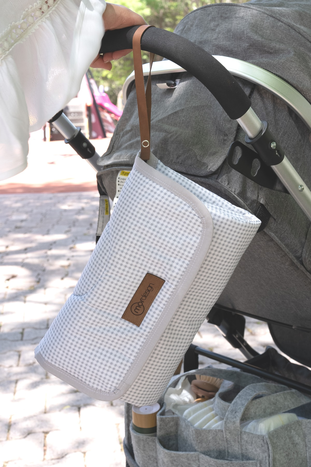 Mordesign Bebek Çanta Alt Açma Minderi Alt Değiştirme Pedi, Taşınabilir Bak