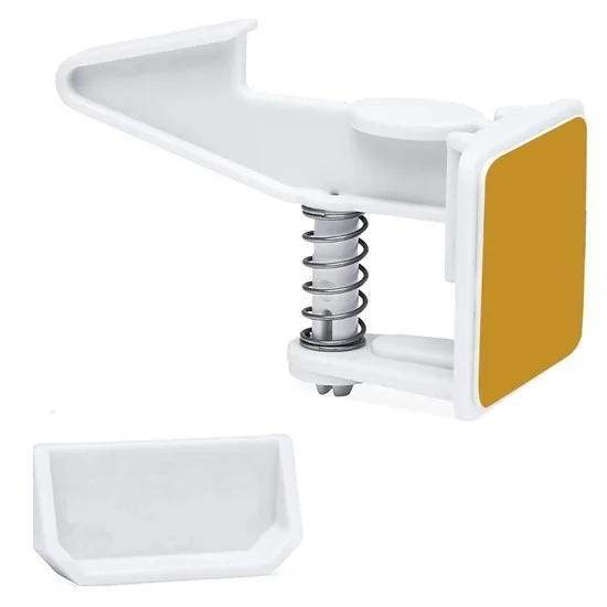 Bebek Çocuk Güvenliği Korumalı Yapışkan Çekmece Ve Dolap İçin Tutucu Gizli Güvenlik Kilidi Bx40