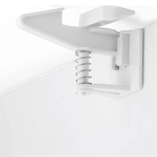 Bebek Çocuk Güvenliği Korumalı Yapışkan Çekmece Ve Dolap İçin Tutucu Gizli Güvenlik Kilidi Bx40