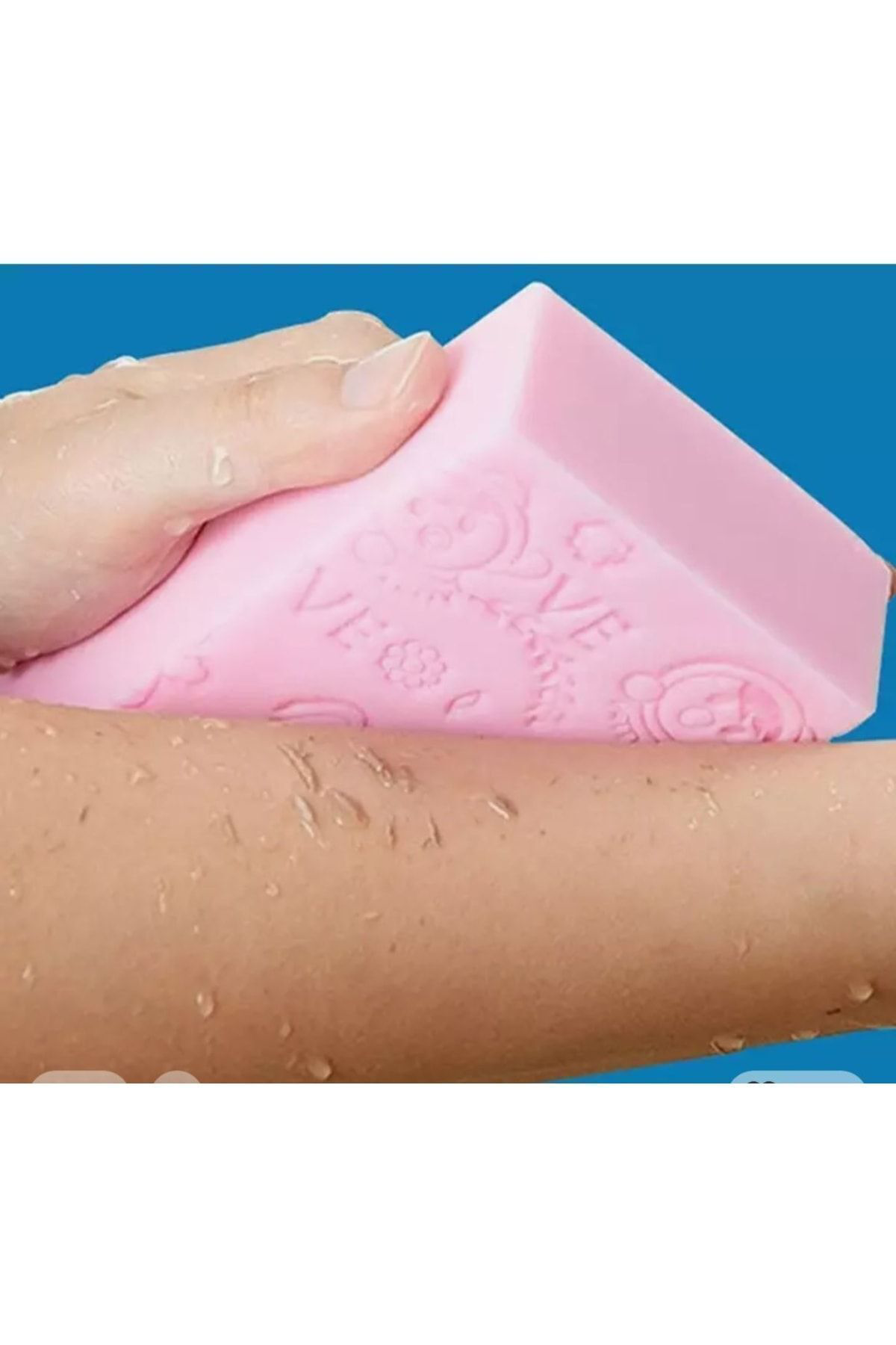 Bebek - Çocuk Hassas Masajlı Yumuşak Duş Lifi (3 adet) Unisex