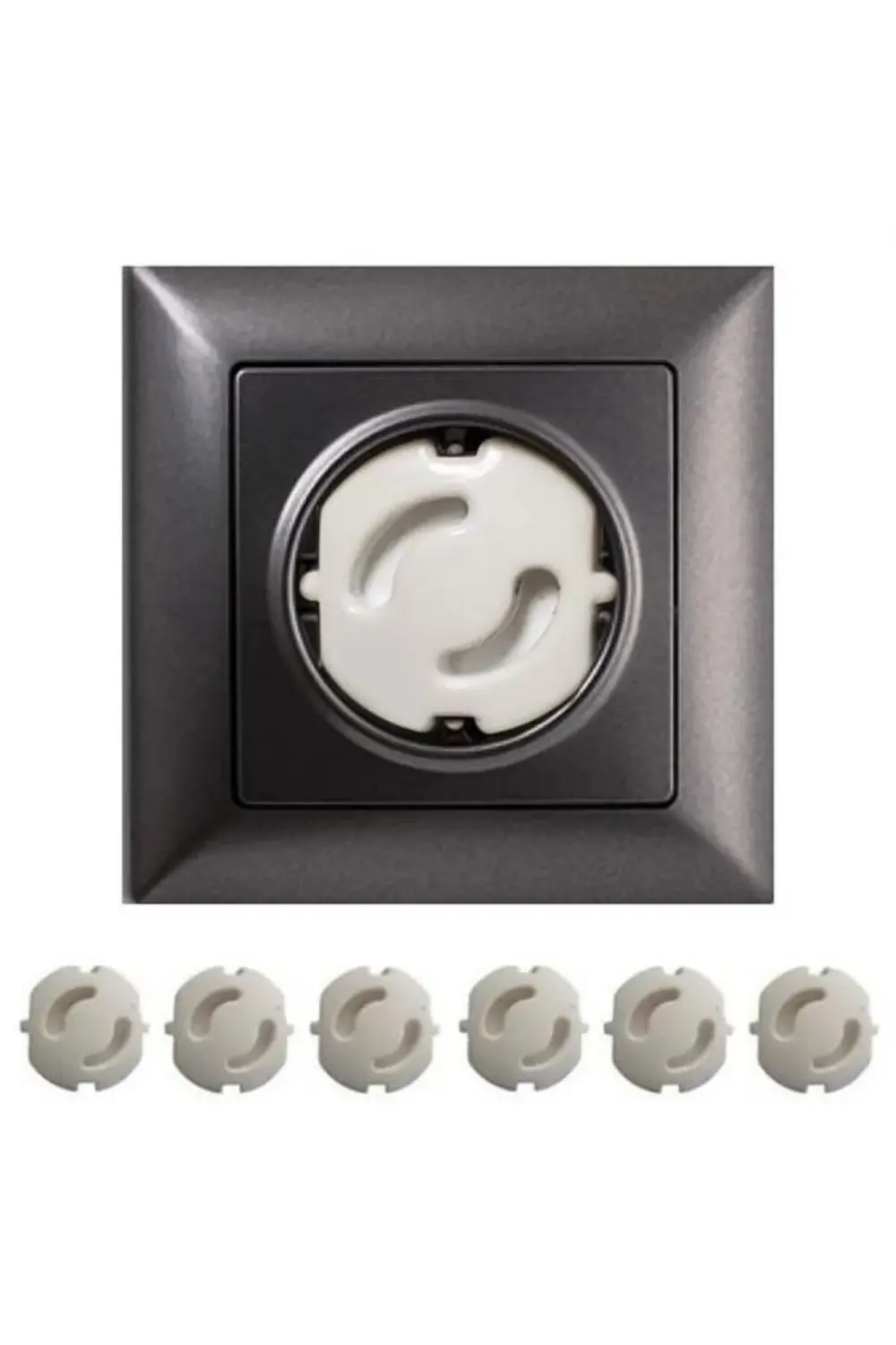 ® Bebek Çocuk Priz Koruma Kapağı (6 Adet) Çocuk Güvenliği, Priz M