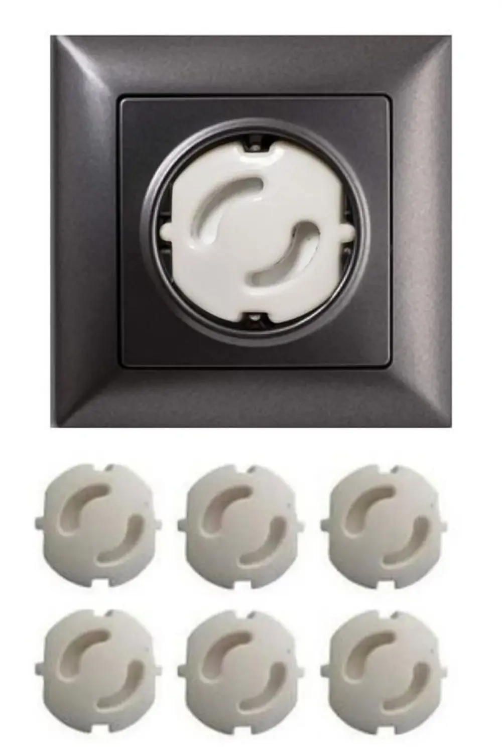 ® Bebek Çocuk Priz Koruma Kapağı (6 Adet) Çocuk Güvenliği, Priz M
