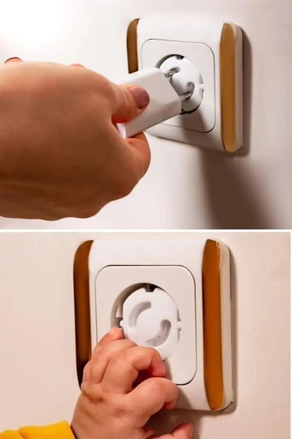 ® Bebek Çocuk Priz Koruma Kapağı (6 Adet) Çocuk Güvenliği, Priz M
