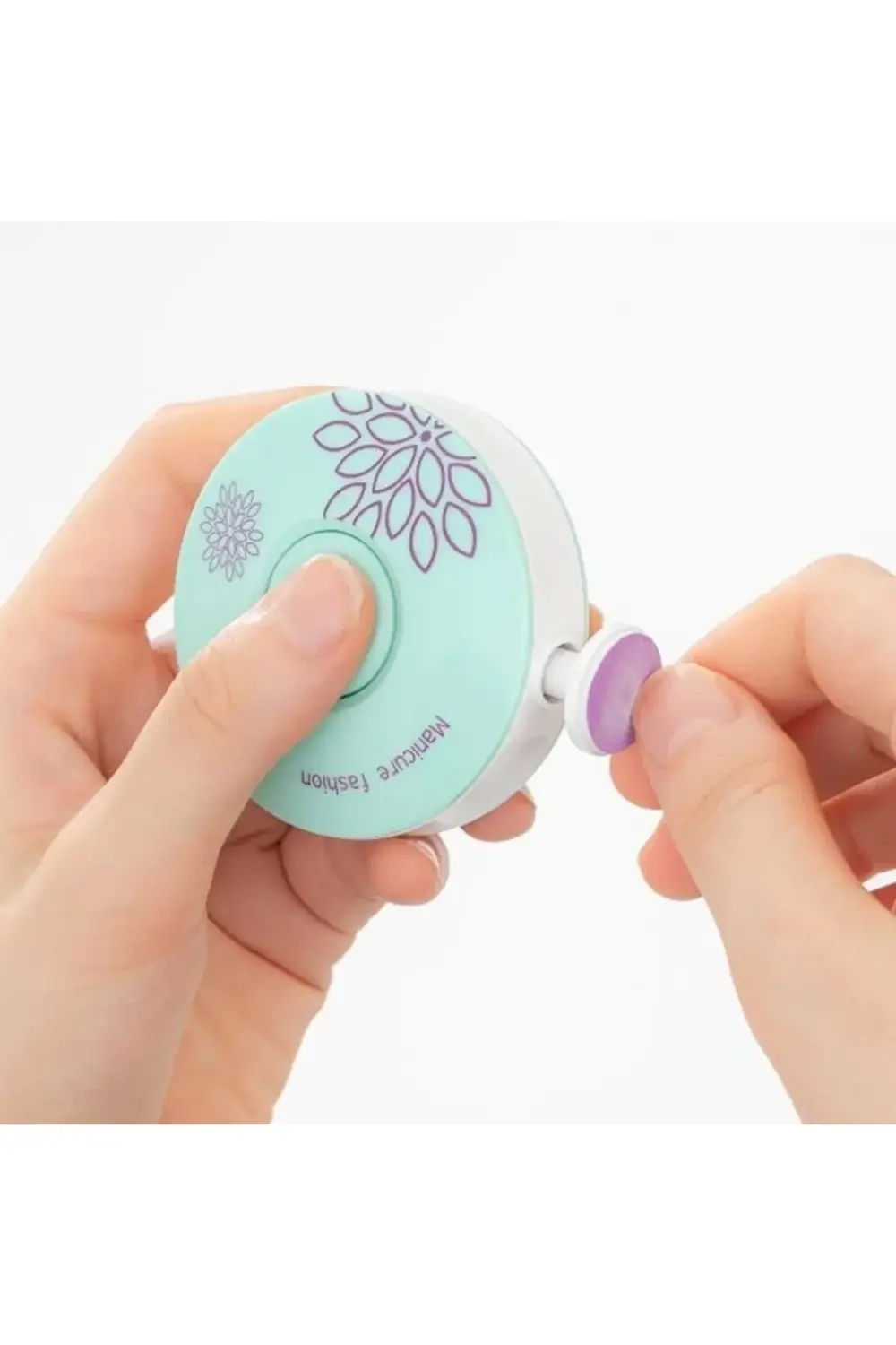 Bebek, Çocuk, Yetişkin Manikür Seti Dönerli Pilli Tırnak Kesme Tö