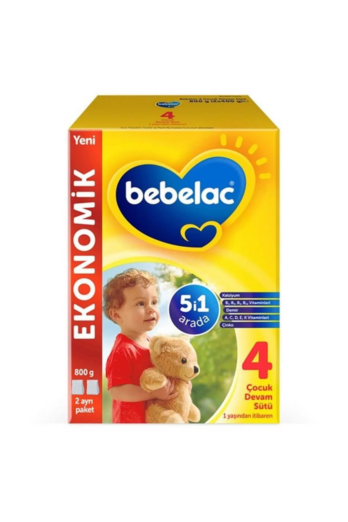 Bebek Devam Sütü No4 800Gr