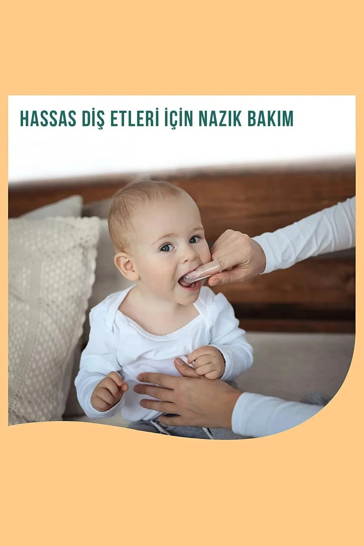 Bebek Diş Kaşıyıcı Parmak Diş Kaşıyıcı Kız Erkek Çocuk Ağız Bakım