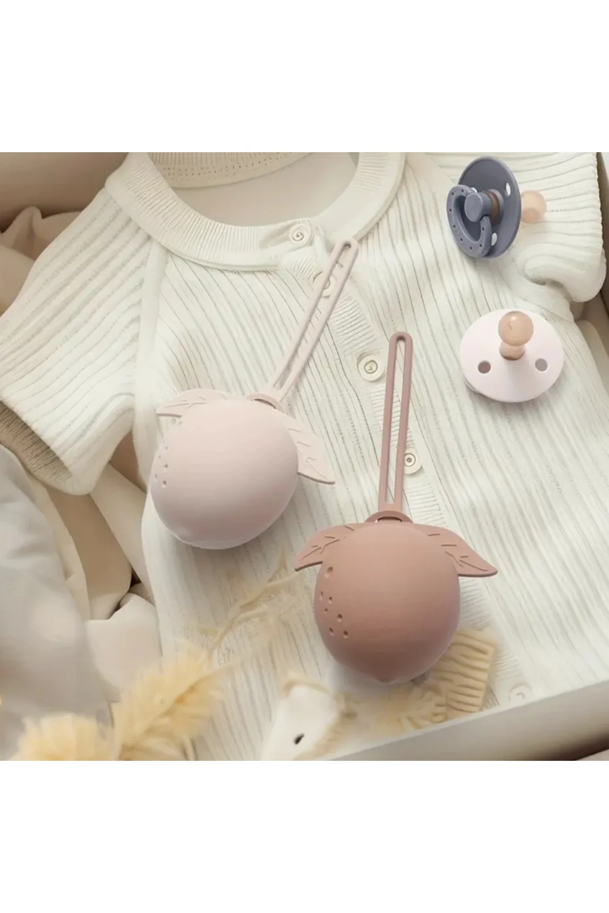 Bebek Emzik Saklama Kutusu (KAHVE)