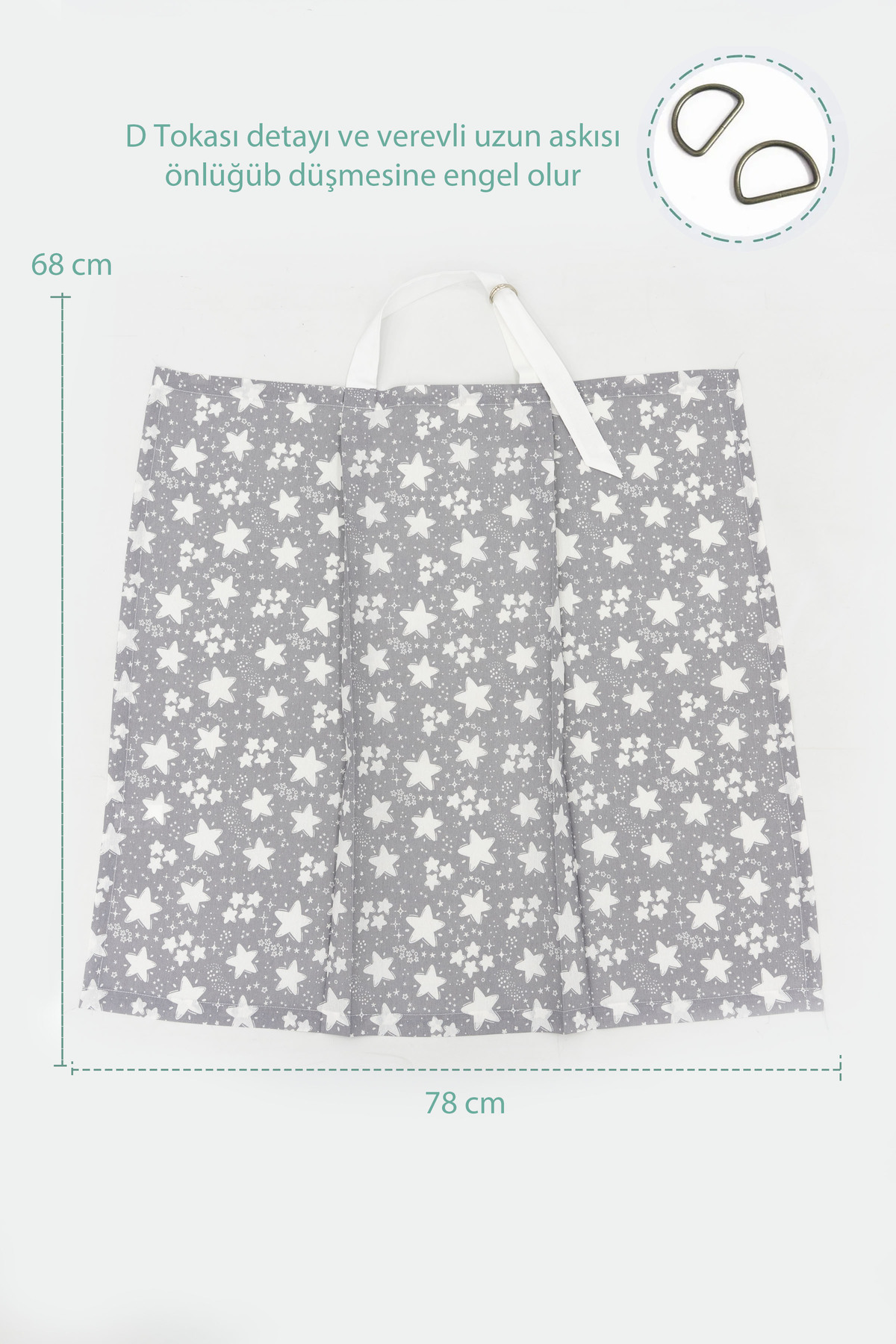 Mordesign Bebek Emzirme Örtüsü / Önlüğü, Çok Amaçlı Yenidoğan İçin Örtü, Bi