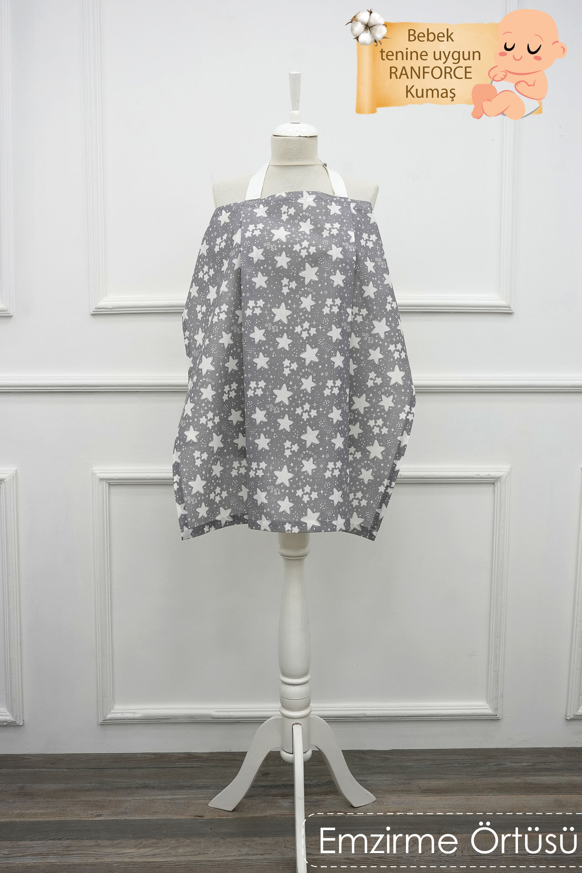 Mordesign Bebek Emzirme Örtüsü / Önlüğü, Çok Amaçlı Yenidoğan İçin Örtü, Bi