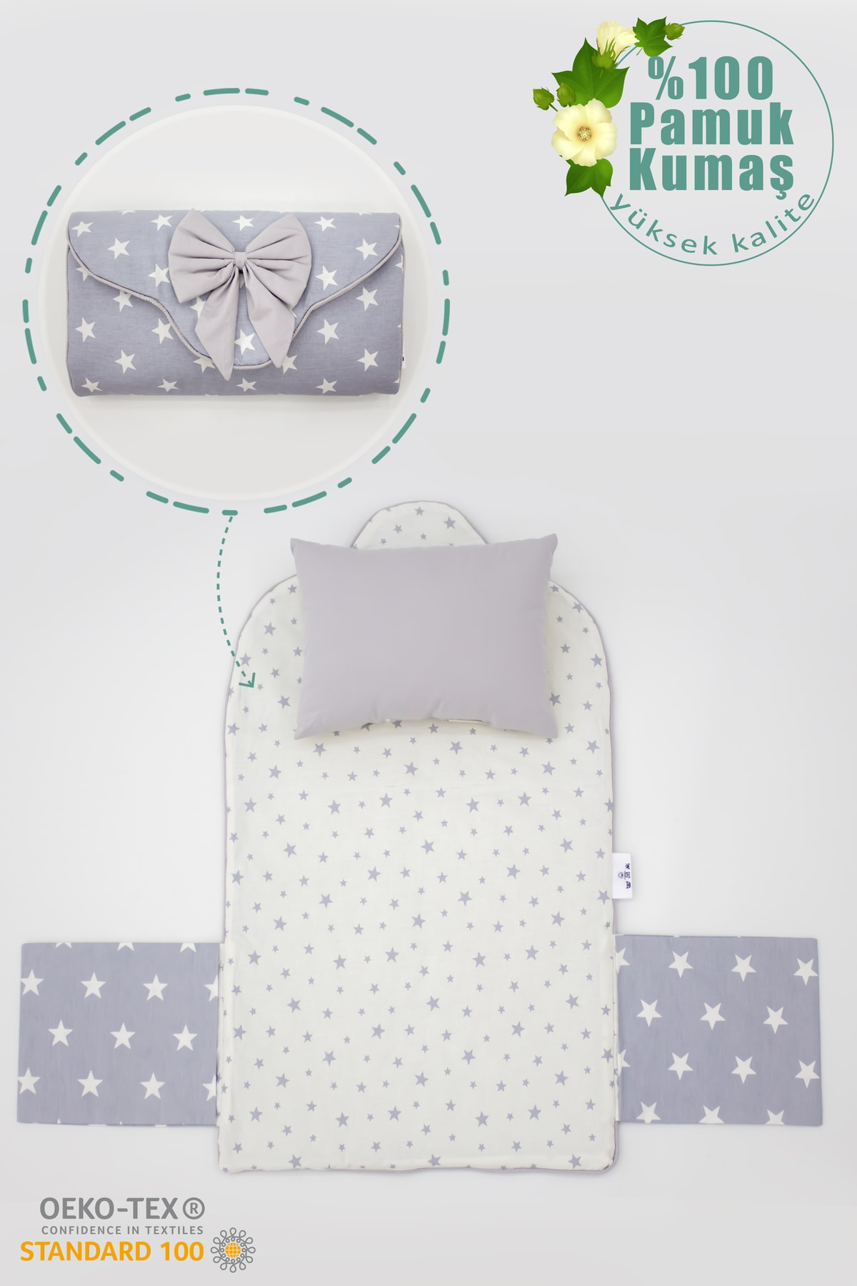 Mordesign Bebek İçin Taşınabilir Alt Açma Minderi, Alt Açma Bakım Çantası O