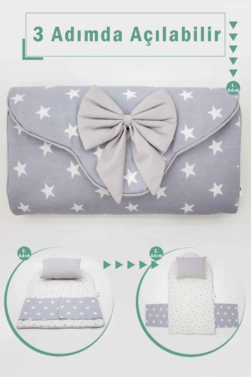 Bebek Için Taşınabilir Alt Açma Minderi, Alt Açma Bakım Çantası O