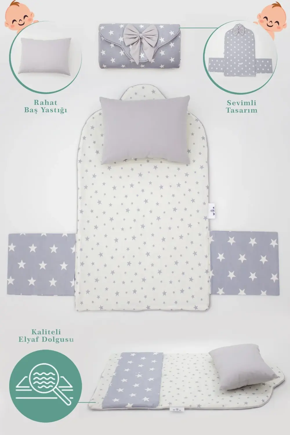 Bebek Için Taşınabilir Alt Açma Minderi, Alt Açma Bakım Çantası O