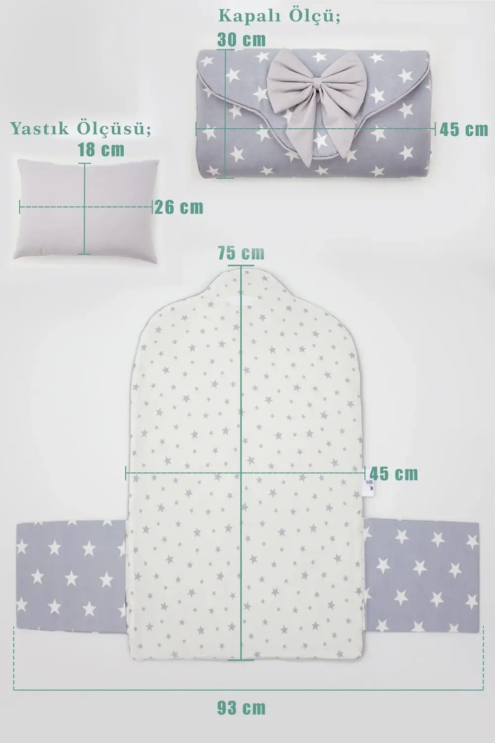 Bebek Için Taşınabilir Alt Açma Minderi, Alt Açma Bakım Çantası O