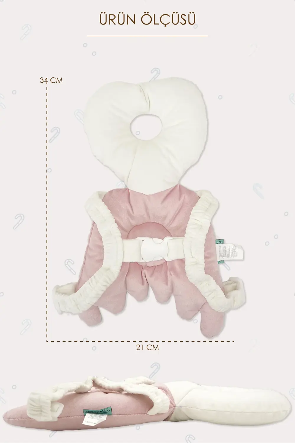 Mordesign Bebek Kafa Koruma Yastığı, Ayarlanabilir Yürümeye Başlayan Koruma