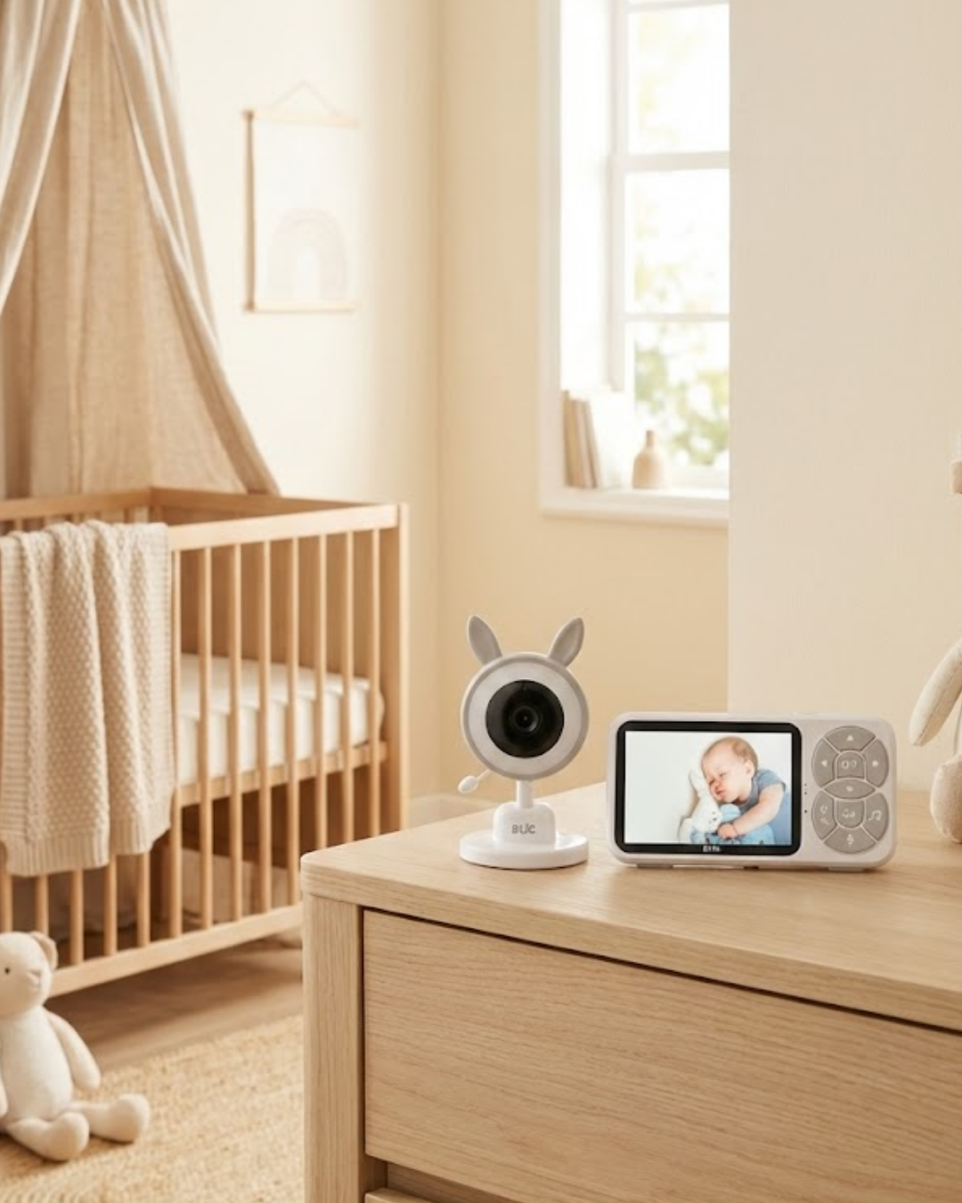 Bebek Kamerası Karşılıklı Konuşma RGB Işık Gece Görüşü ve Sıcaklı