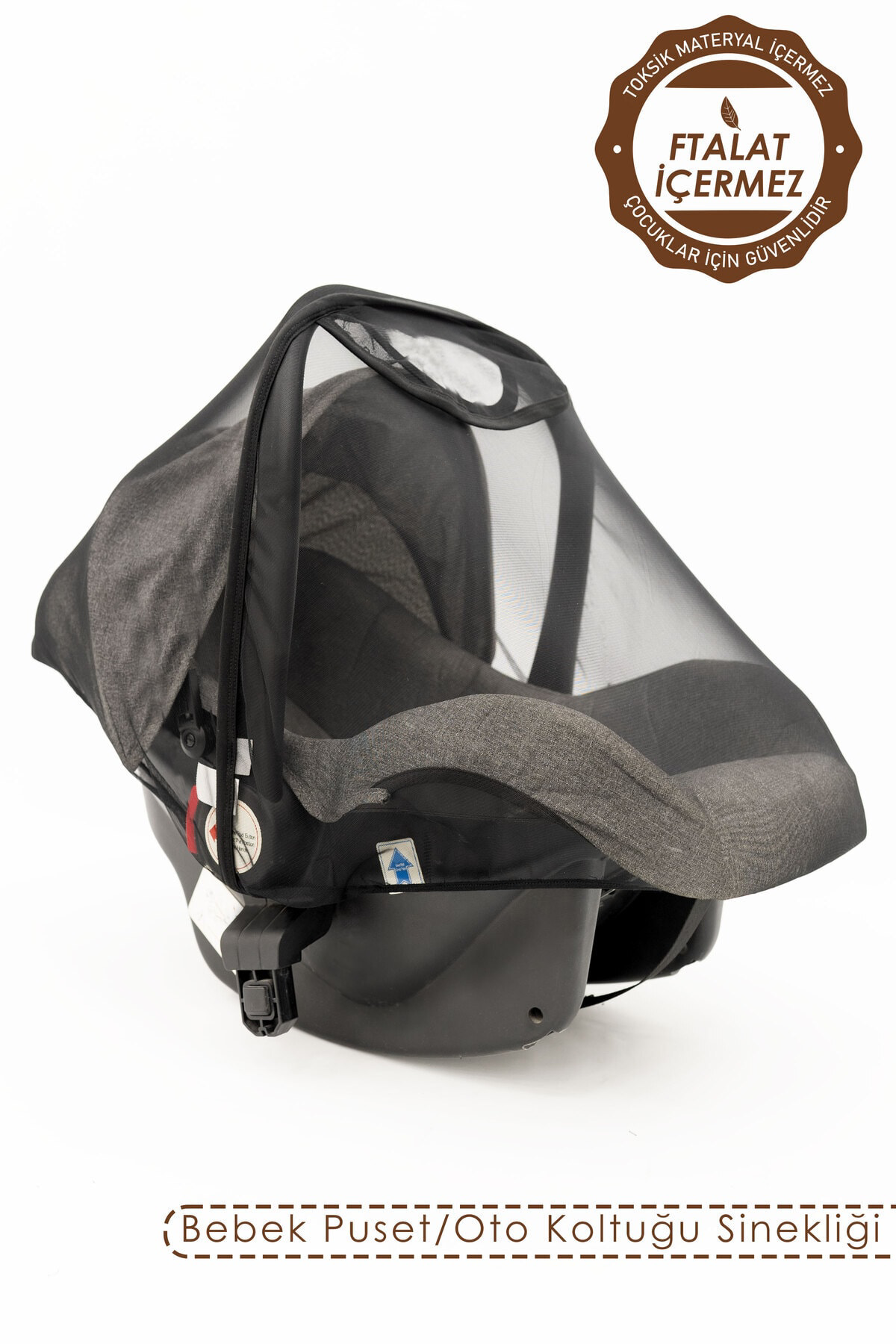 Mordesign Bebek Lüx Puset/Oto Koltuk Sinekliği, Sahra Serisi, Siyah(Tüm Beb