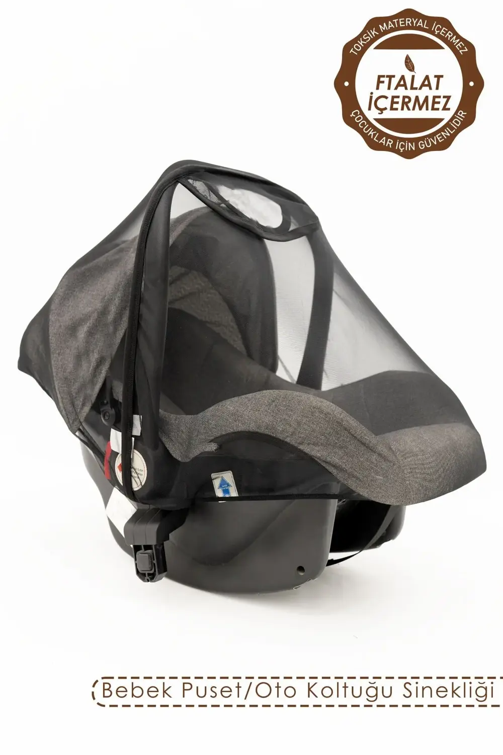 Mordesign Bebek Lüx Puset/Oto Koltuk Sinekliği, Sahra Serisi, Siyah(Tüm Beb