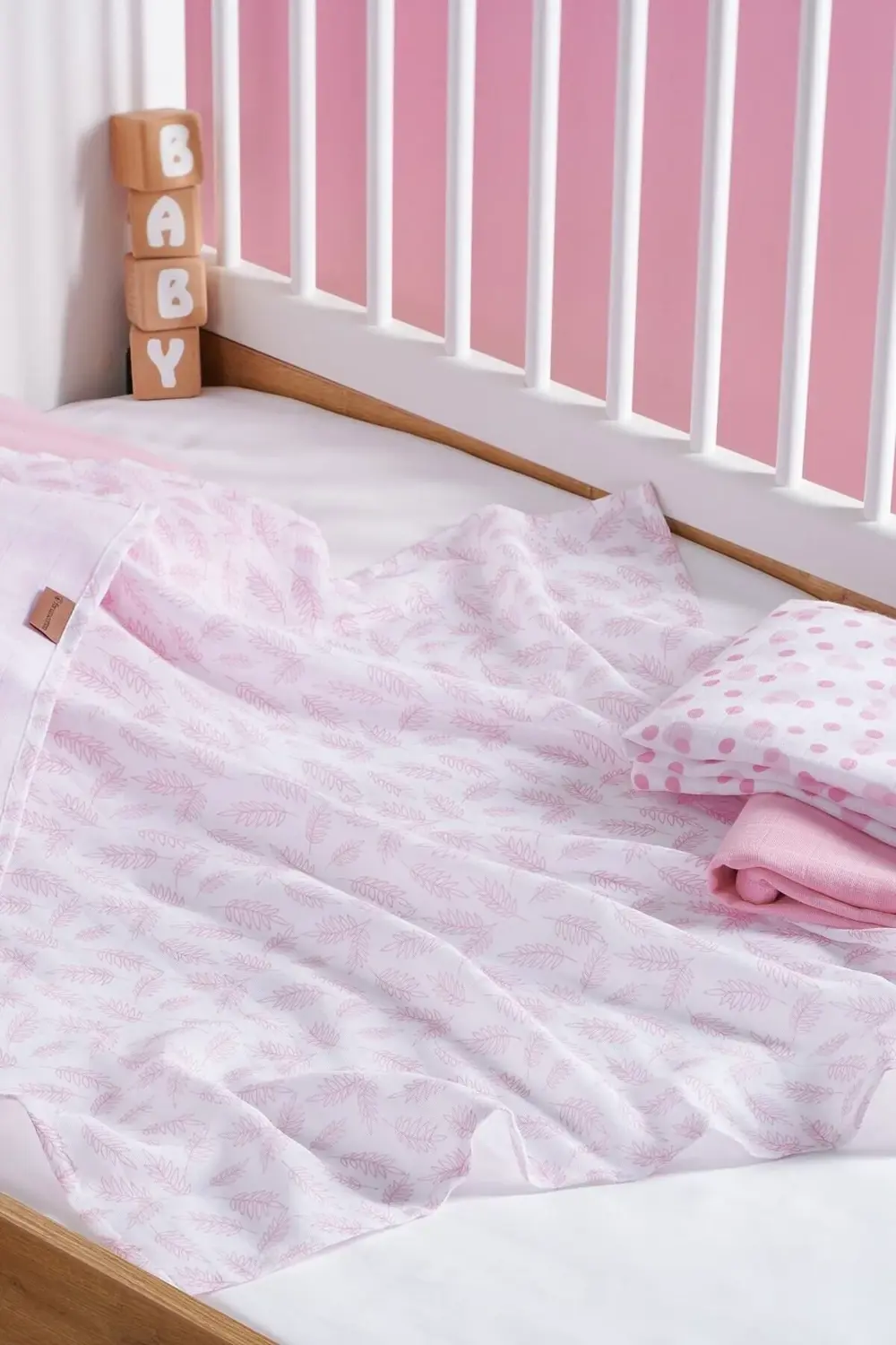 Bebek Müslin Örtü Seti 3 Lü