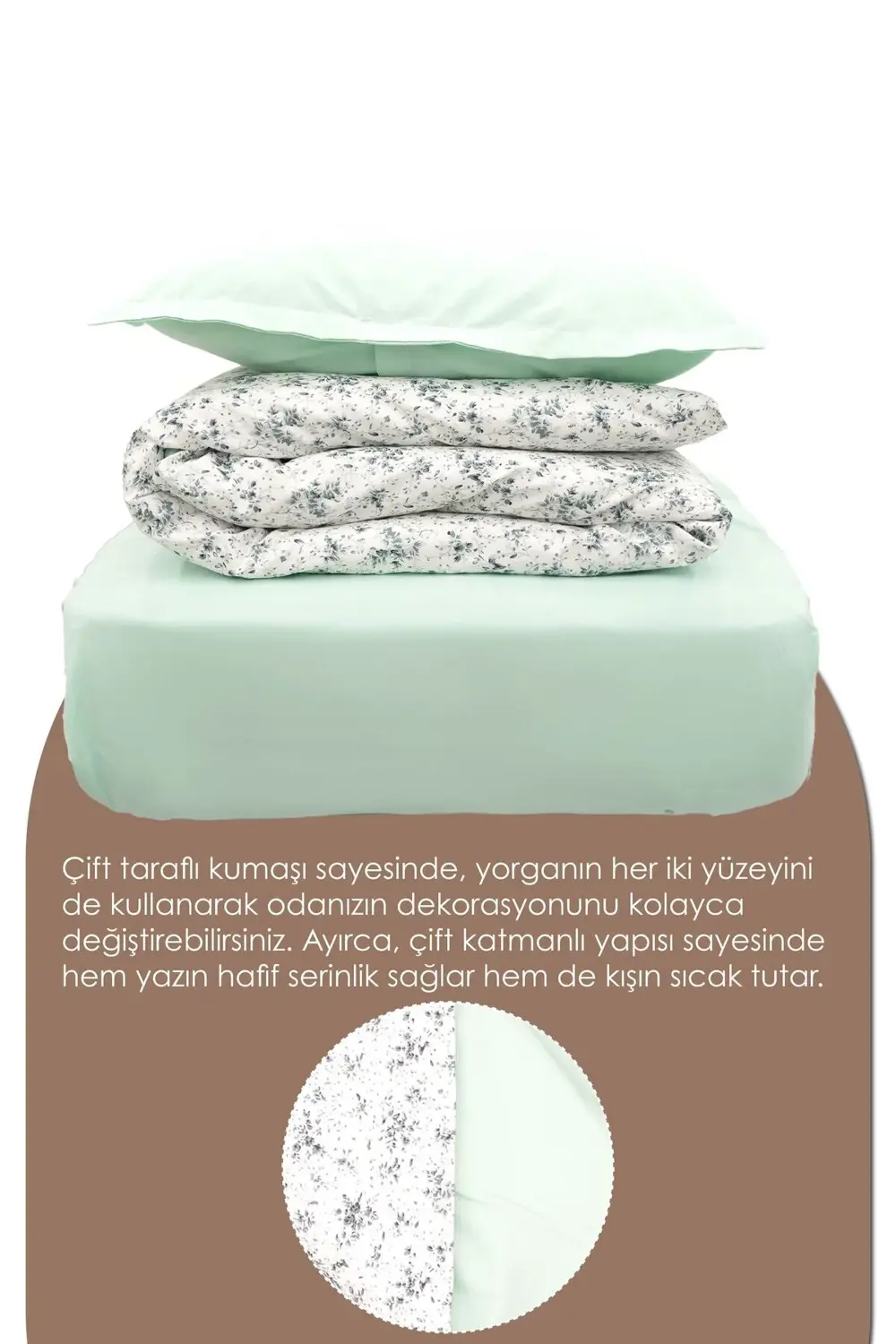 Bebek Nevresim Seti, %100 Pamuk Kumaş Çift Taraflı, Çocuk Nevresi