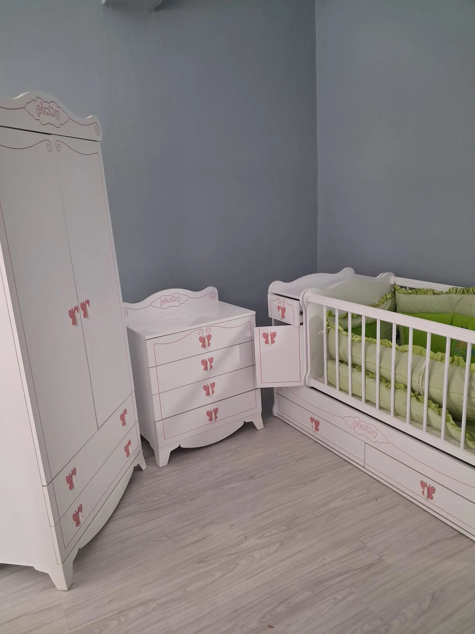 Bebek Odası 90654 Pink Takım Dolap Uzamalı Beşik Şifonyer Demonte Ürün Fiyatı, Yorumları ve Özellikleri