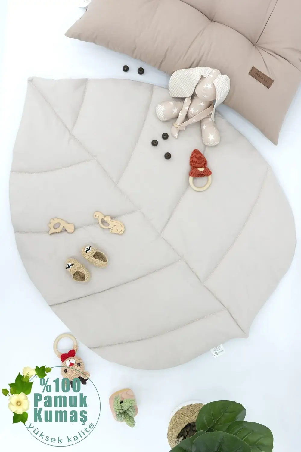 Bebek Oyun Matı, Yenidoğan Emekleme Pedi, Aktivite Matı, Santorin