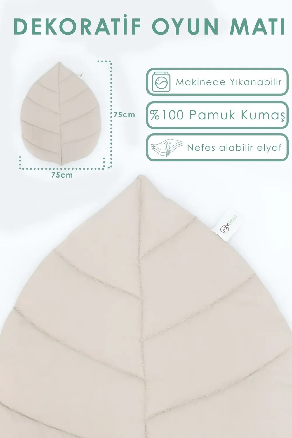 Bebek Oyun Matı, Yenidoğan Emekleme Pedi, Aktivite Matı, Santorin