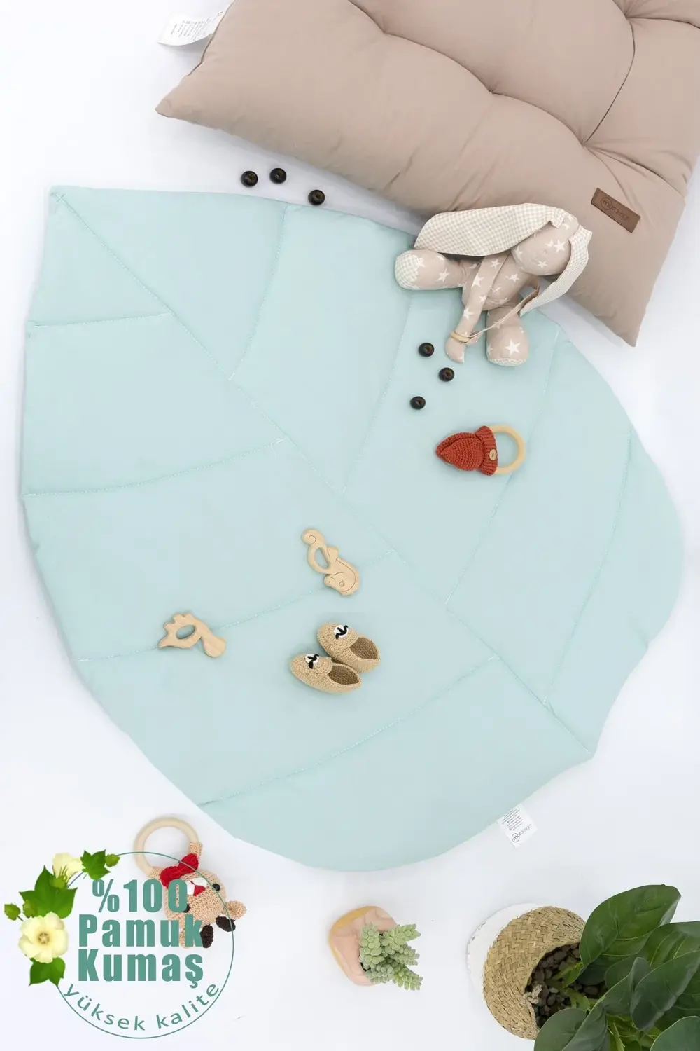 Bebek Oyun Matı, Yenidoğan Emekleme Pedi, Aktivite Matı, Santorin