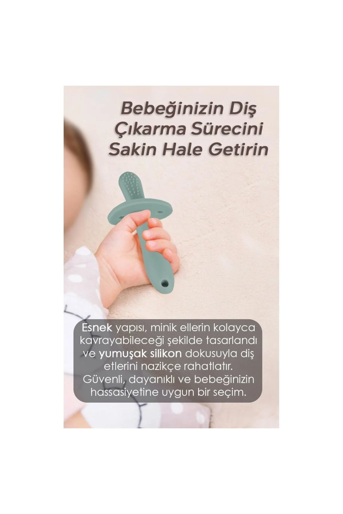 Bebek Silikon Diş Kaşıyıcı Emzik - Bebek Diş Kaşıma Emziği Siliko Bebek Silikon Diş Kaşıyıcı Emzik - Bebek Diş Kaşıma Emziği Siliko