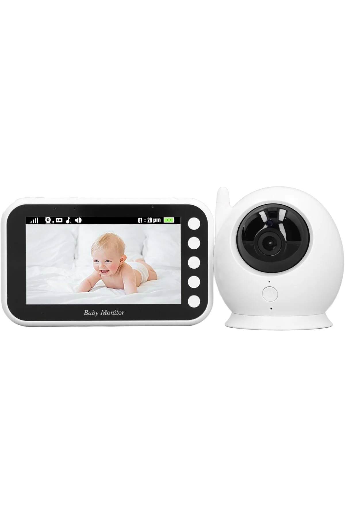 Bebek Telsizi, 4,3 inç LCD Ekran, 100-240V Ses kontrolü, Bebek Te