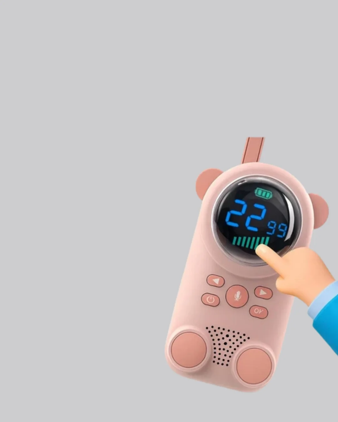 Bebek Telsizi LCD Ekran VOX İki Yönlü İletişim USB Şarj Hafif Fiyatı, Yorumları ve Özellikleri