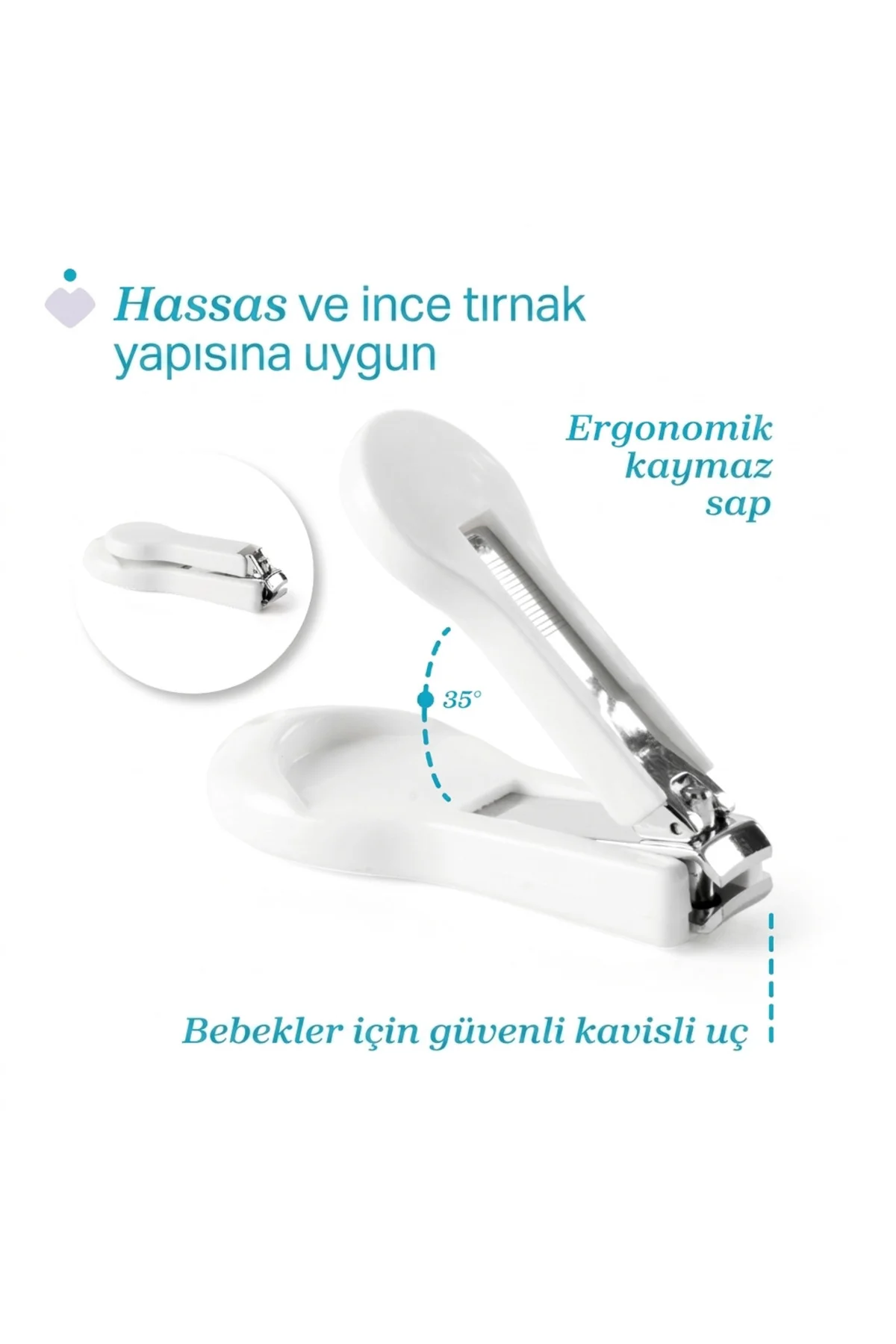 Bebek Tırnak Bakım Seti 0M+ Yenidoğan Tırnak Makası, Makas, Cımbız ve Törpü BAYKUŞ Bebek Tırnak Bakım Seti 0M+ Yenidoğan Tırnak Makası, Makas, Cımbız ve Törpü BAYKUŞ