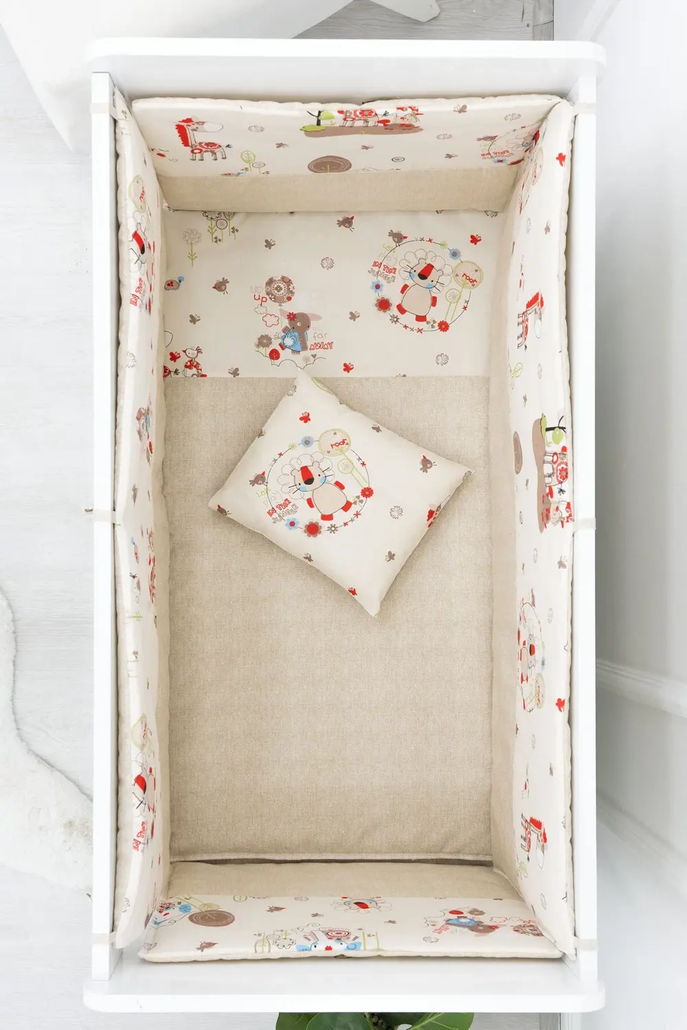 Bebek Uyku Seti, 50x100 cm Beşik Uyku Seti, 8 Parça Bebek Beşik S