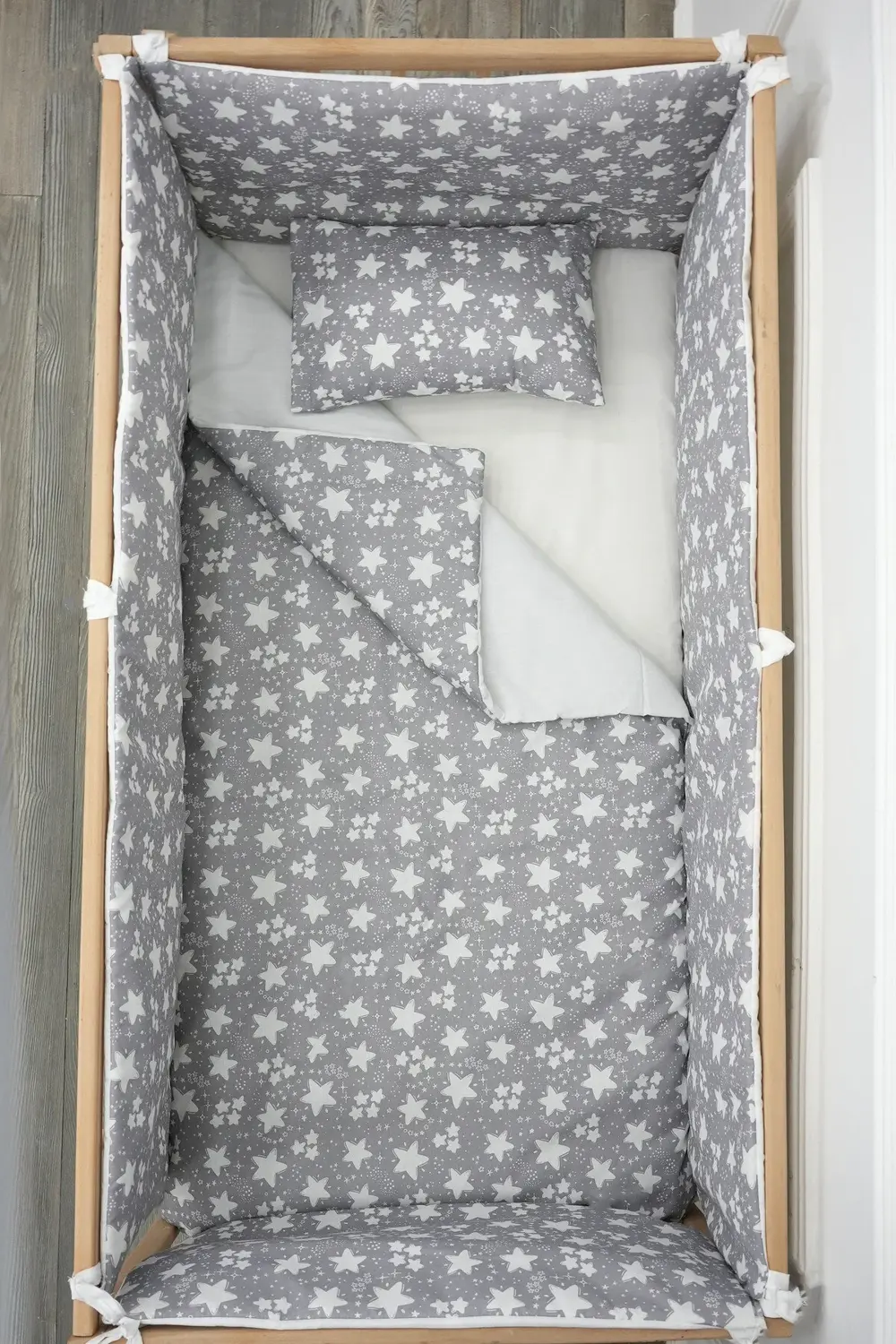 Bebek Uyku Seti, 60x120 cm Beşik Uyku Seti, 8 Parça Bebek Beşik S