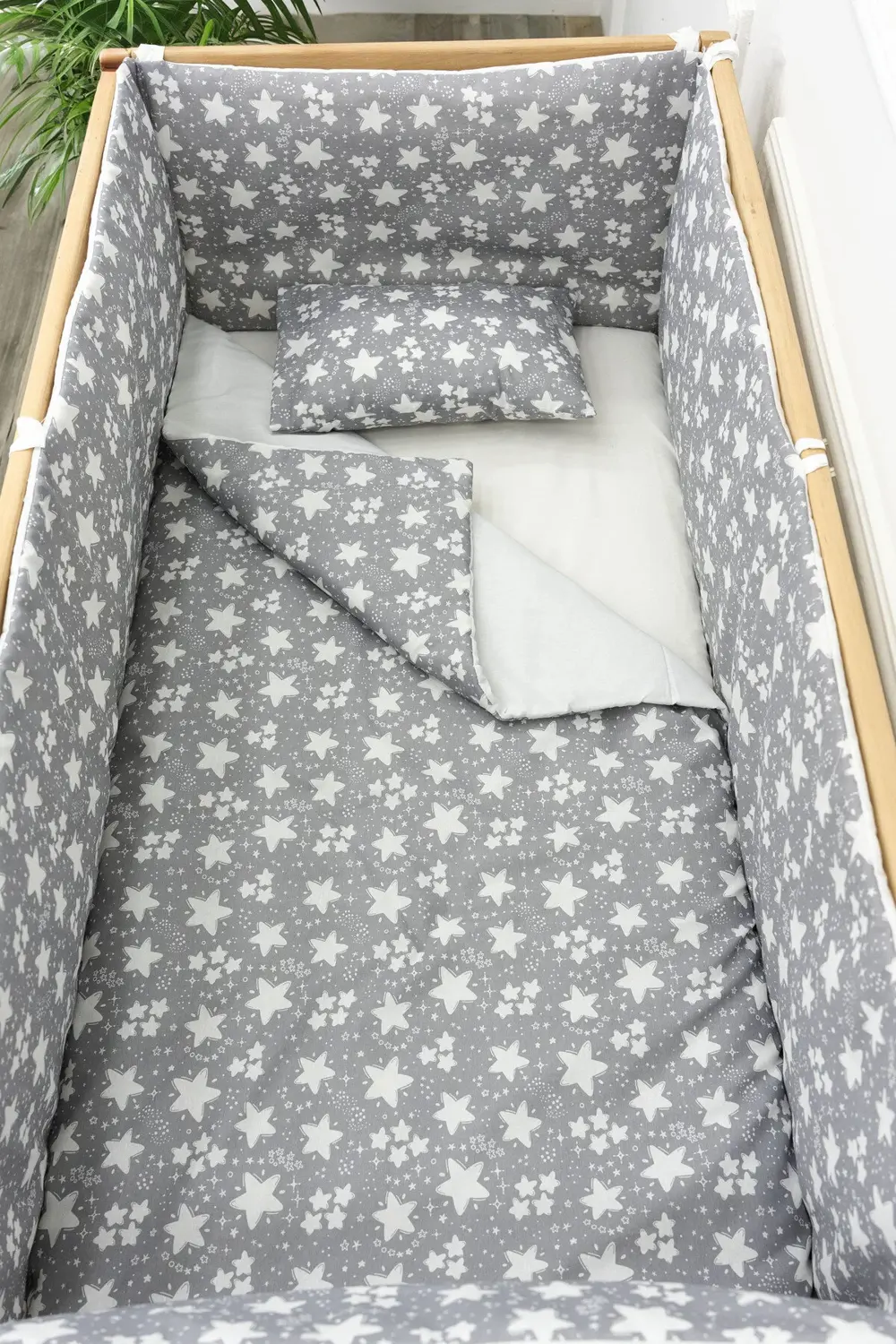 Bebek Uyku Seti, 60x120 cm Beşik Uyku Seti, 8 Parça Bebek Beşik S