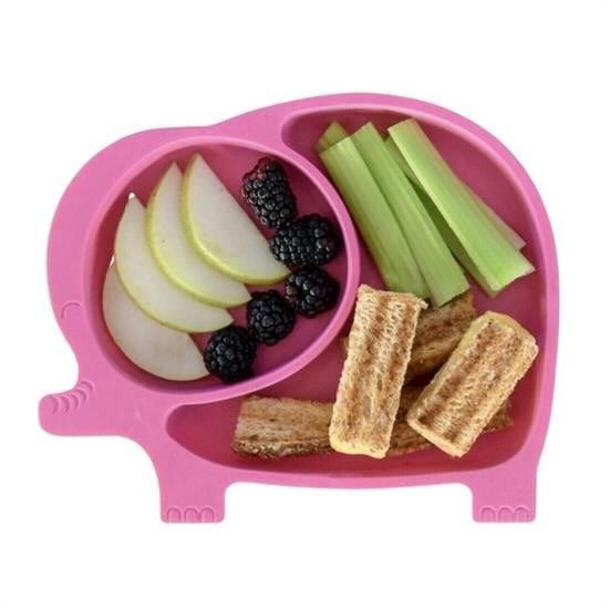 Bebek ve Çocuk için Sevimli Fil Model Desenli Yemek Bebek Mama Ka