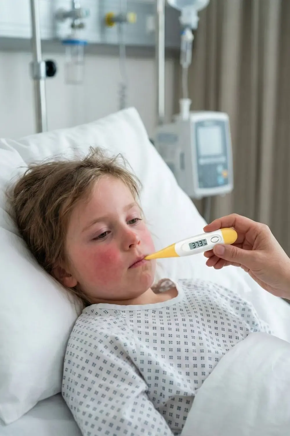 Bebek ve Çocuk İçin Dijital Çubuk Ateş Ölçer Termometre - Hassas