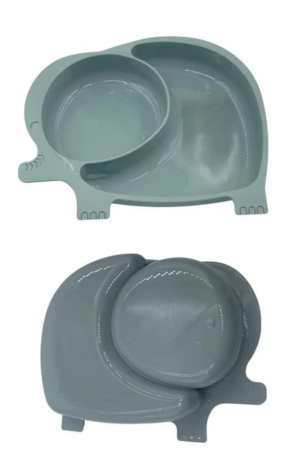 Bebek ve Çocuk için Sevimli Fil Model Desenli Yemek Bebek Mama Ka