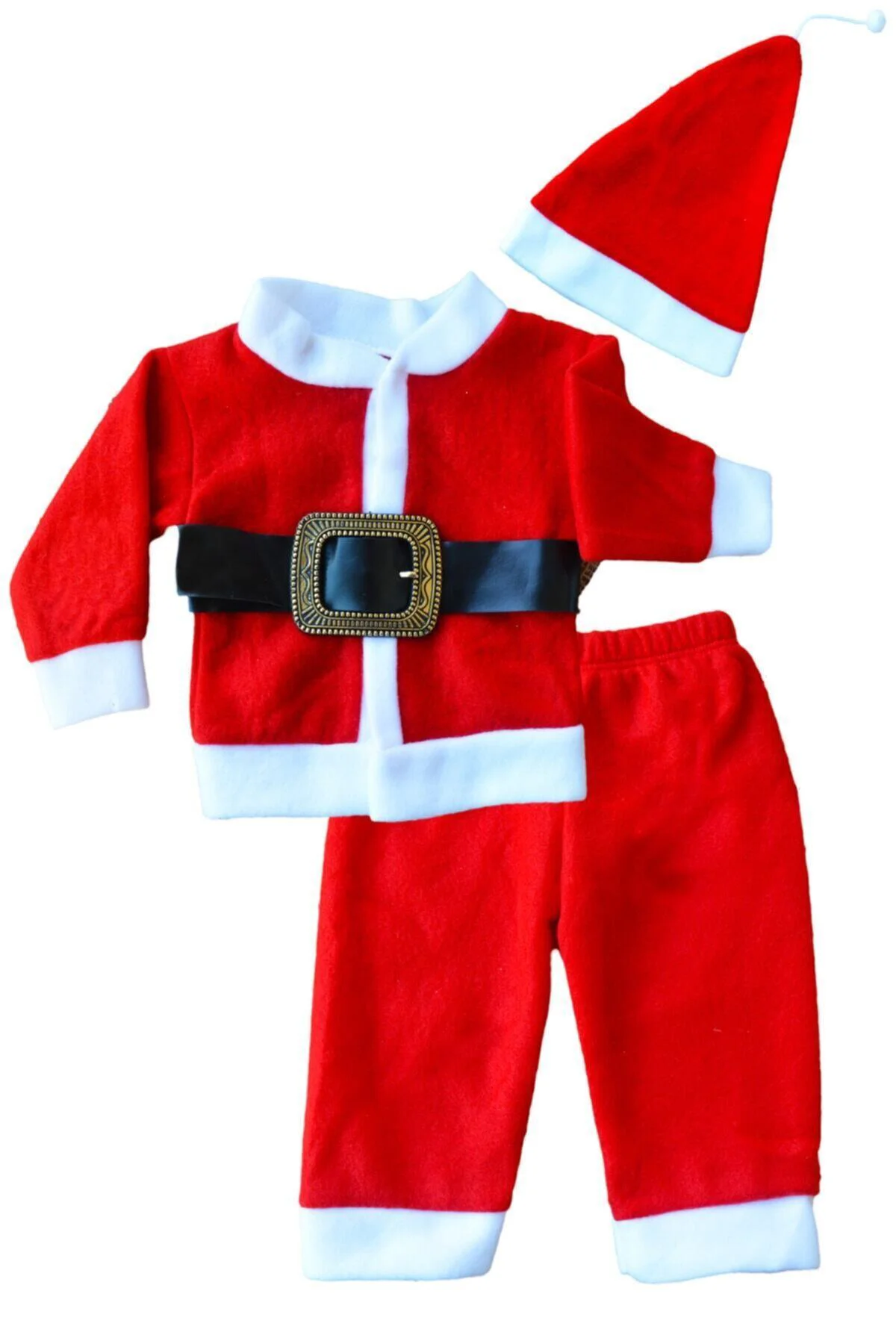 Bebek Ve Çocuk Yeni Yıl Noel Baba Kostüm. Yılbaşı Kostüm Kırmızı