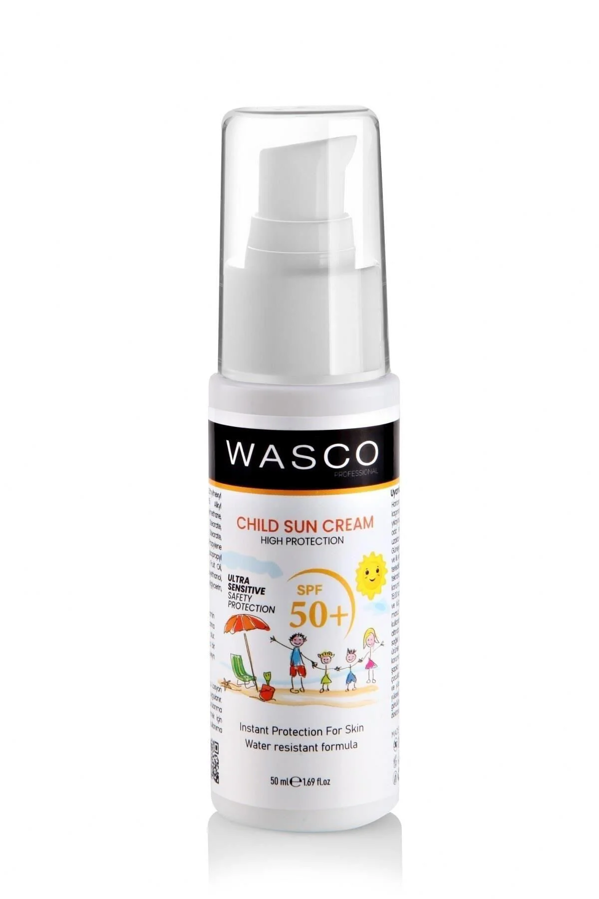 Bebek ve Çocuklar İçin Spf50+ Çok Yüksek Koruma Faktörlü Güneş Kr